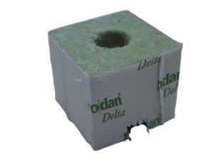 Кубик минераловатный Delta Grodan 75х75х65 под пробкуКубик минераловатный Delta Grodan 75х75х65 под пробку