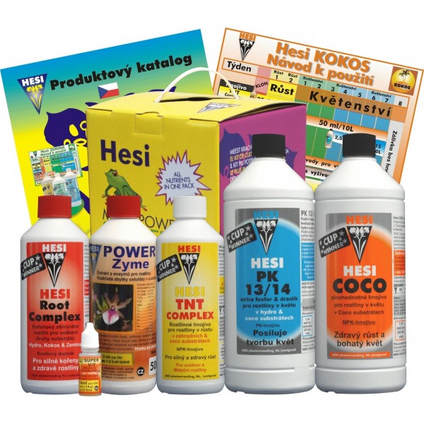Комплект удобрений для кокогрунта Hesi Starter KitКомплект удобрений для кокогрунта Hesi Starter Kit