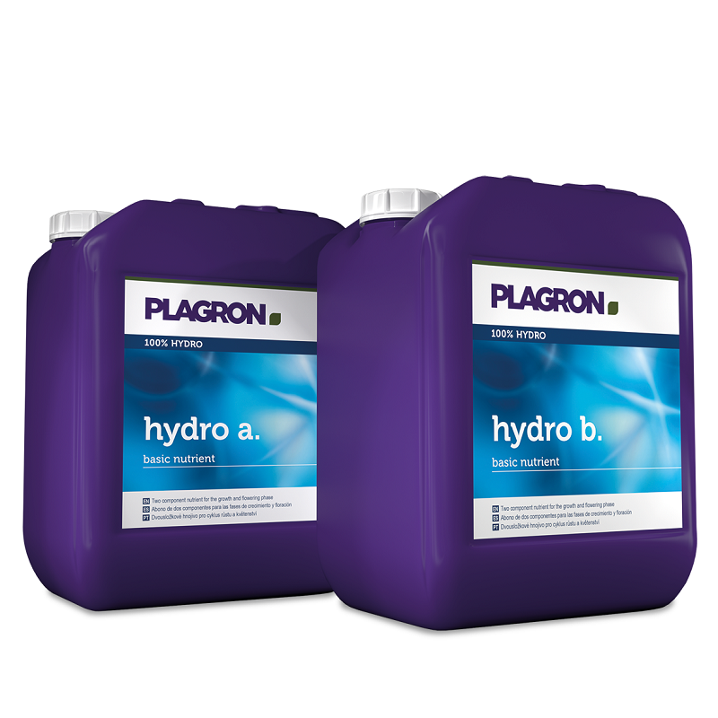 Био-минеральное удобрение Plagron Hydro A+B 10 L Био-минеральное удобрение Plagron Hydro A+B 10 L